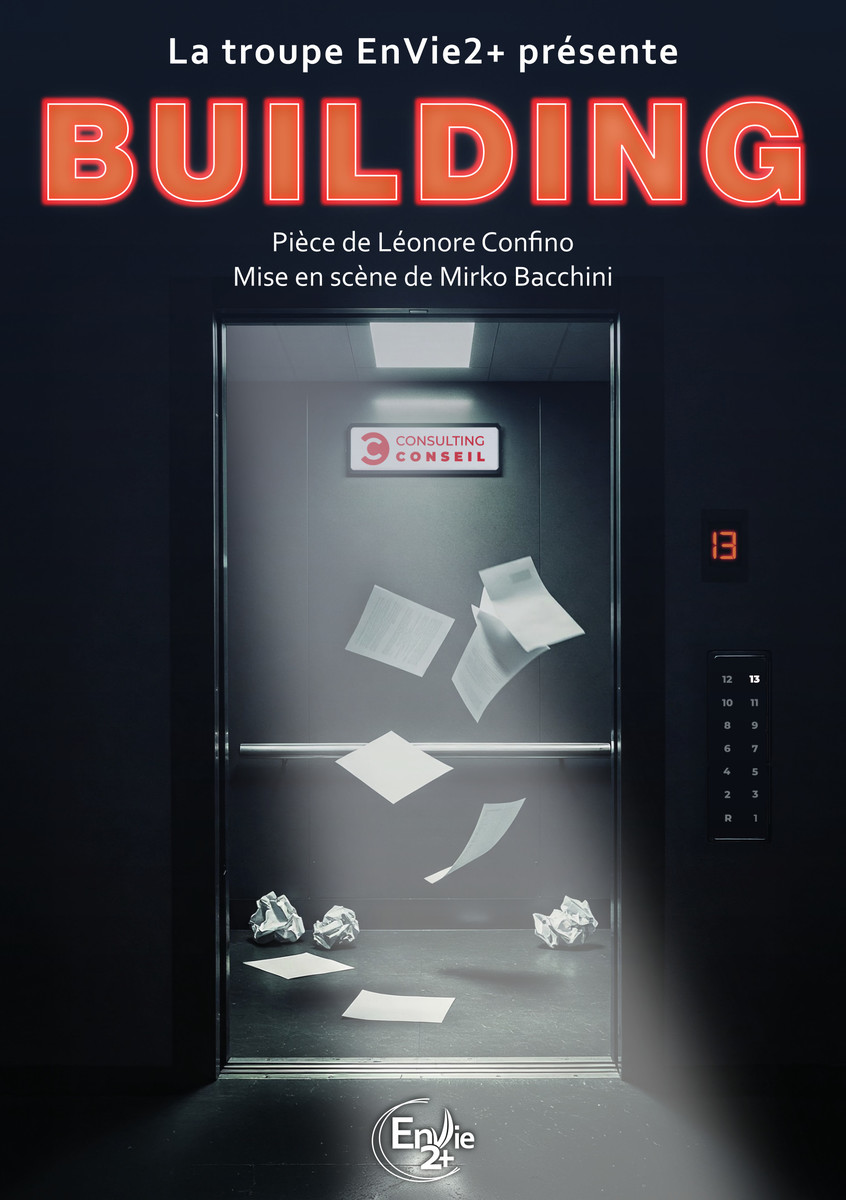 affiche projet 2025 : Buidling de Leonore Confino