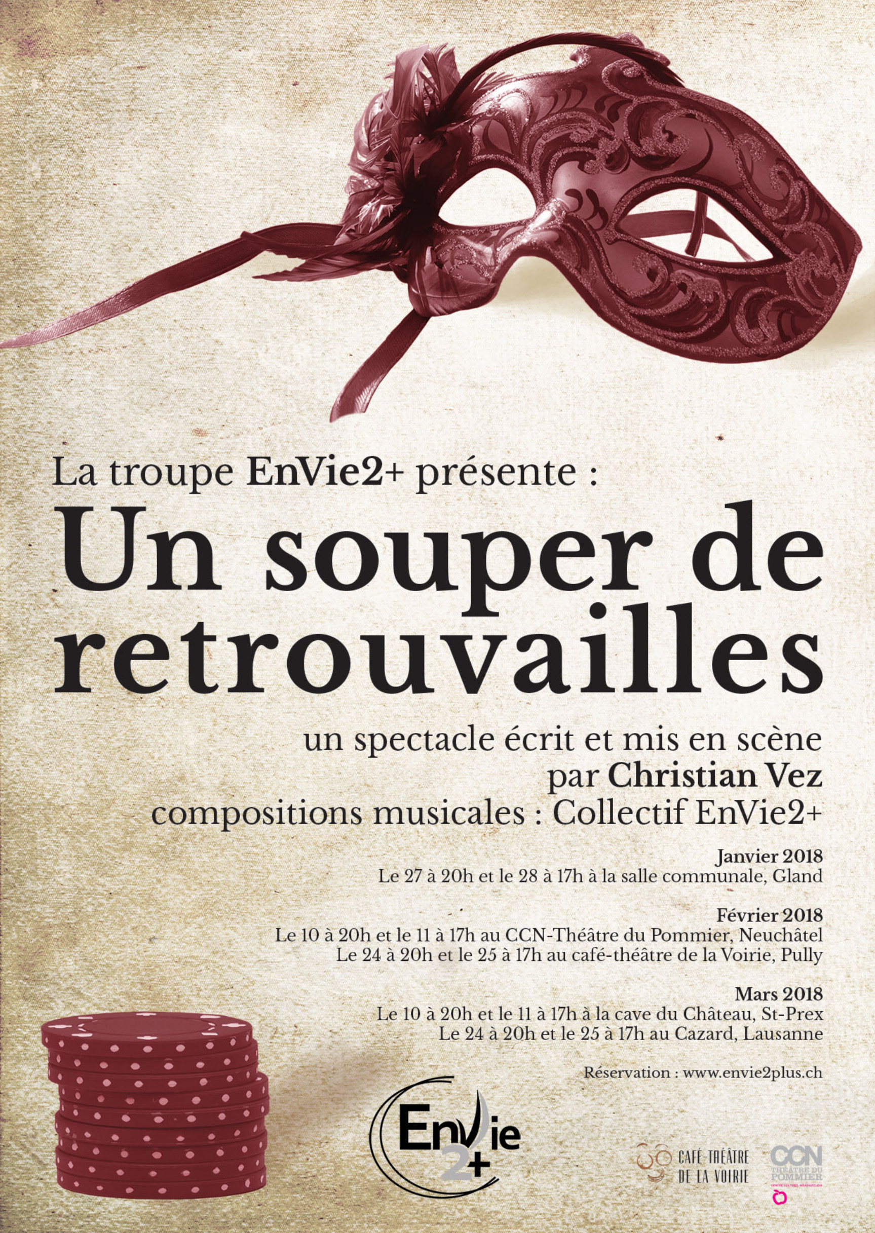 affiche "Un souper de retrouvailles"